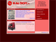 Tablet Screenshot of elbacechy.cz